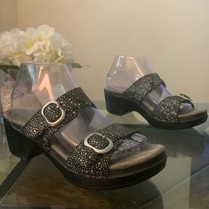 DANSKO Sophie Dotted Leather Slide Sandals